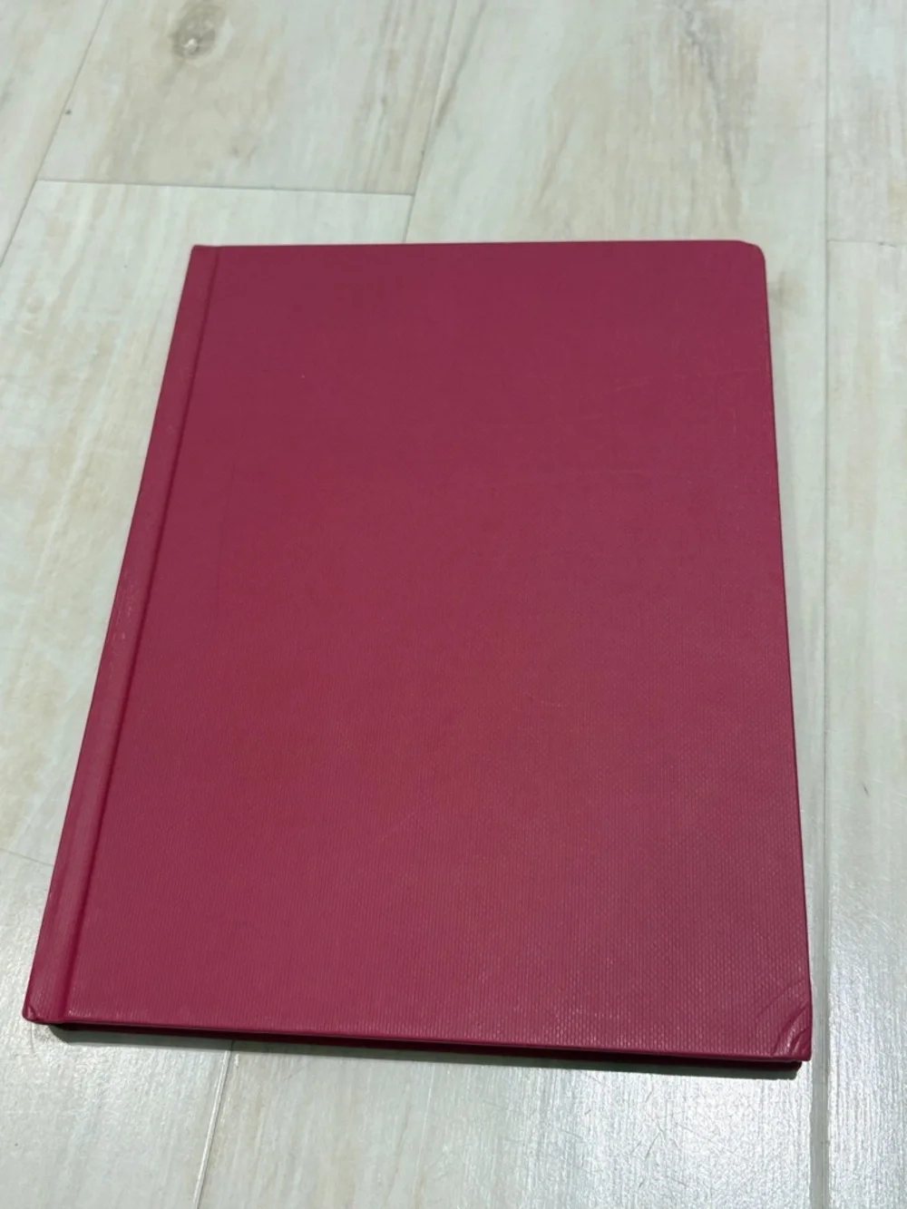 Hardcover Notebook Journal in Deep Pink - Home Office